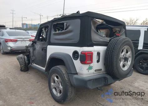 2021 Jeep Wrangler Freedom 4X4 из США, поврежденный, VIN 1C4GJXAG0MW766992